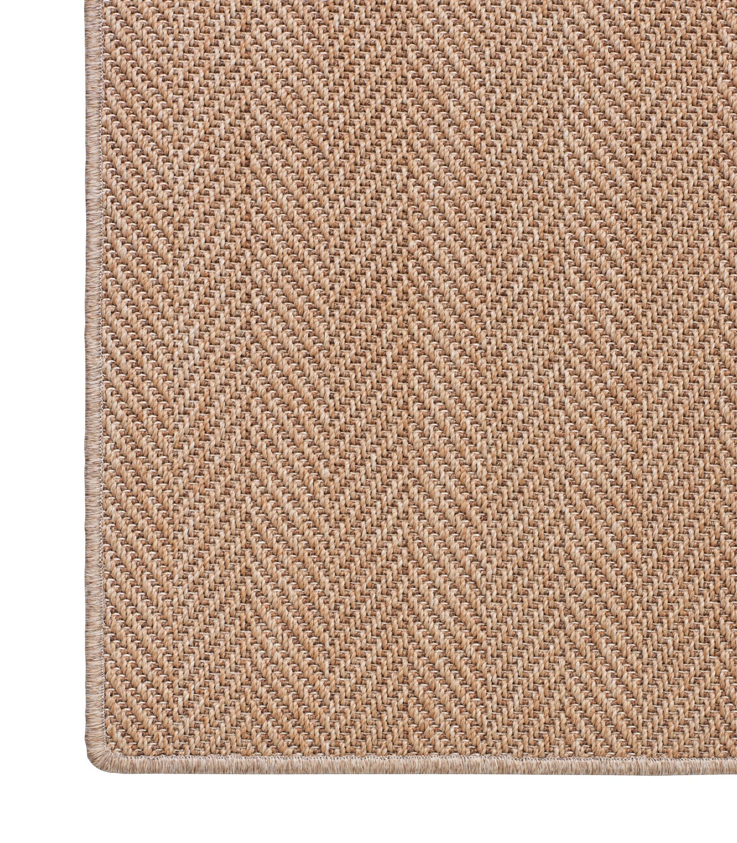 Alfombra Marbella Espiga Sisal Look a Medida - Tostado