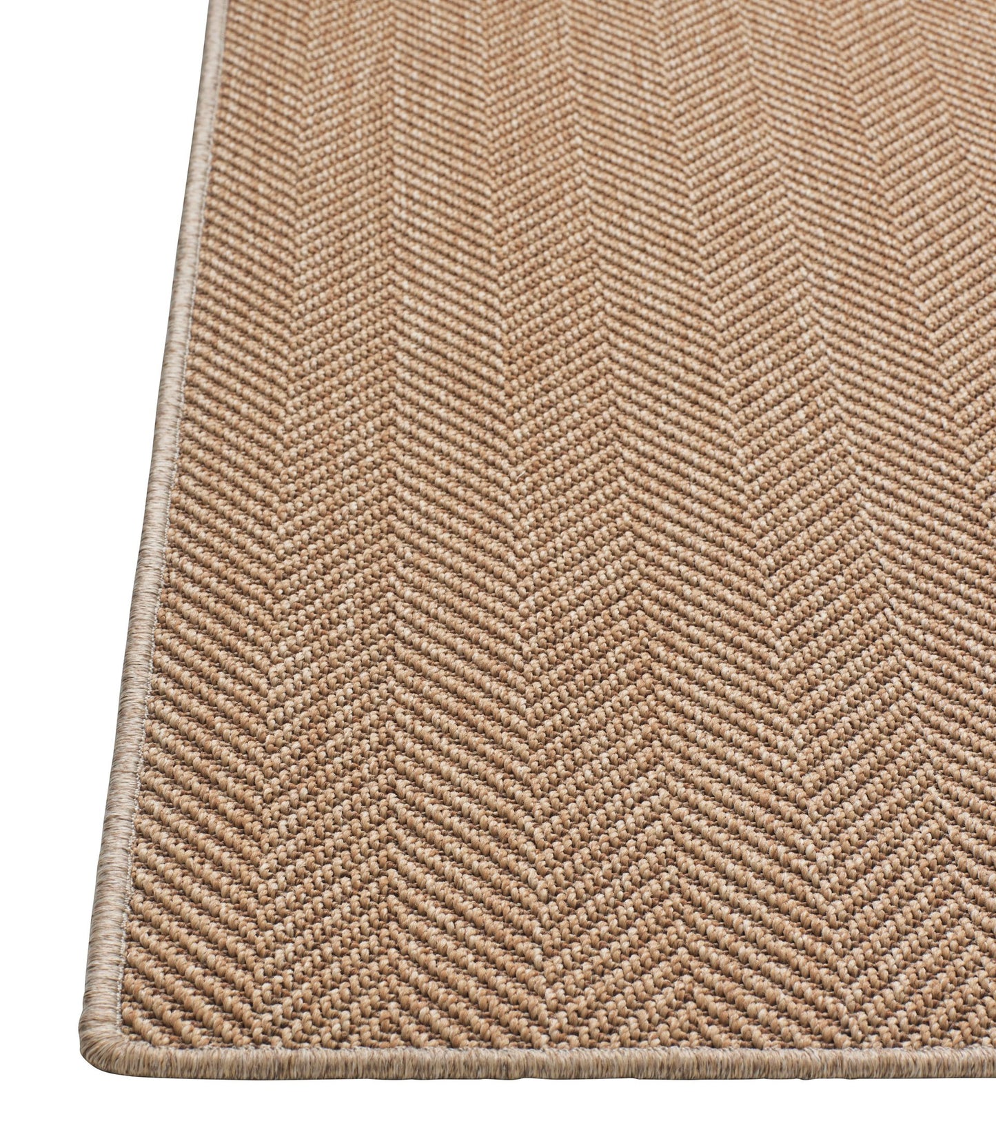 Alfombra Marbella Espiga Sisal Look a Medida - Tostado