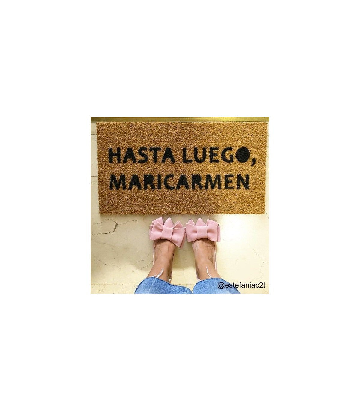 Felpudo Hasta Luego Mari Carmen